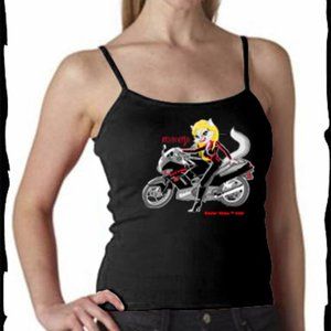 Bitchin' Kitten Sport Spag Tank - Black NWOT